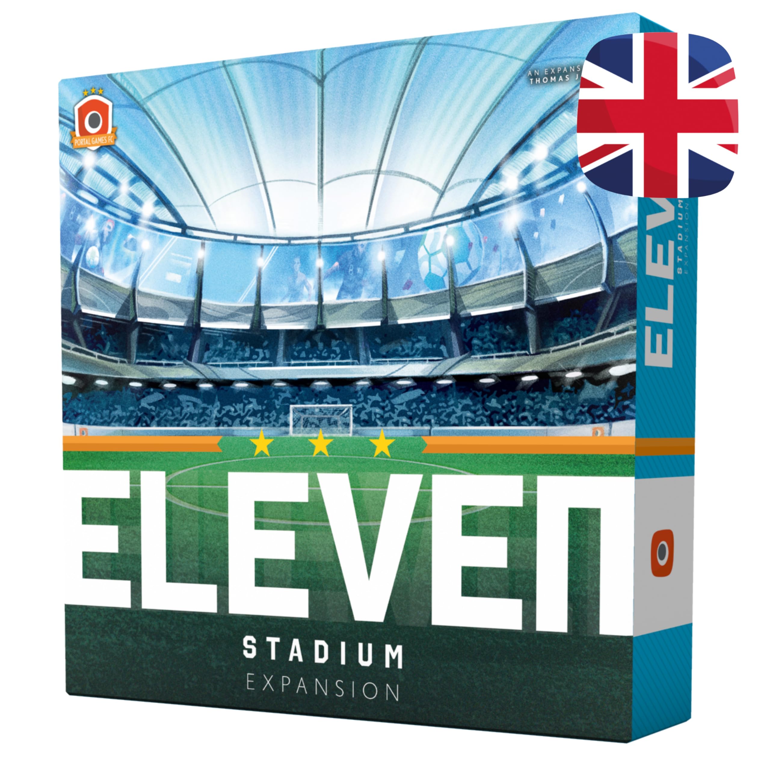 PORTAL GAMES | Eleven Stadium Expansion | Football Management Board Game Expansion, Stadium Infrastructure & City Development | 1 To 4 Players | 60–120 Minutes