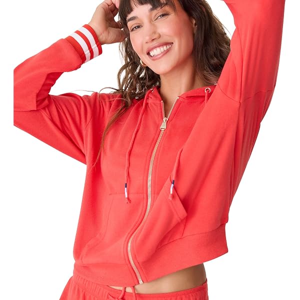 Amazon.com: Sundry PUFF SLEEVE ZIP HOODIE - Mint 0 : Clothing