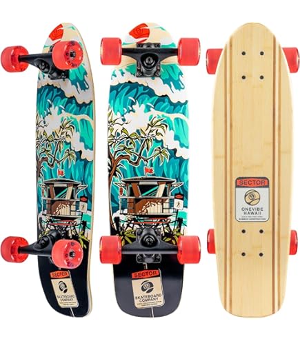 Amazon.com : Sector 9 Boss Ros Pro Complete Skateboard- 32.5