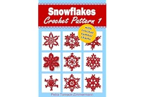 SNOWFLAKES Crochet Pattern 1: with crochet symbol charts