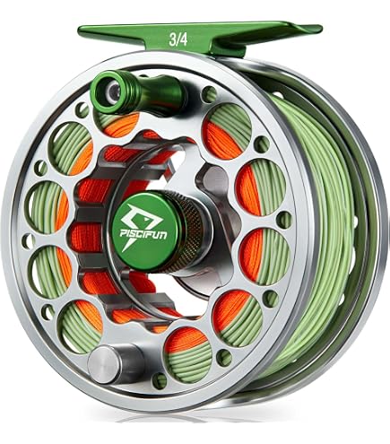 Cheeky Fishing Limitless 375 Fly Reel, Green/Gold : Sports & Outdoors