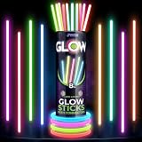 JOYIN 100 Pcs Glow Sticks 8in Glowsticks Party Accessories 7 Colors view 8