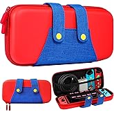 oqpa for Carrying Case for Nintendo Switch/ Switch OLED Travel Carry Cases for Girls Boys Kids Cute Kawaii Cartoon Character Anime Protective Hard Shell Cover Storage Bag, Maliao