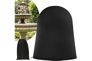 U0U Fountain Cover for Winter,36" D x 42" H Outdoor Fountain Covers for Winter,Waterproof Water Fountain Covers with Drawstring for Winter Outdoor Statue Fountain