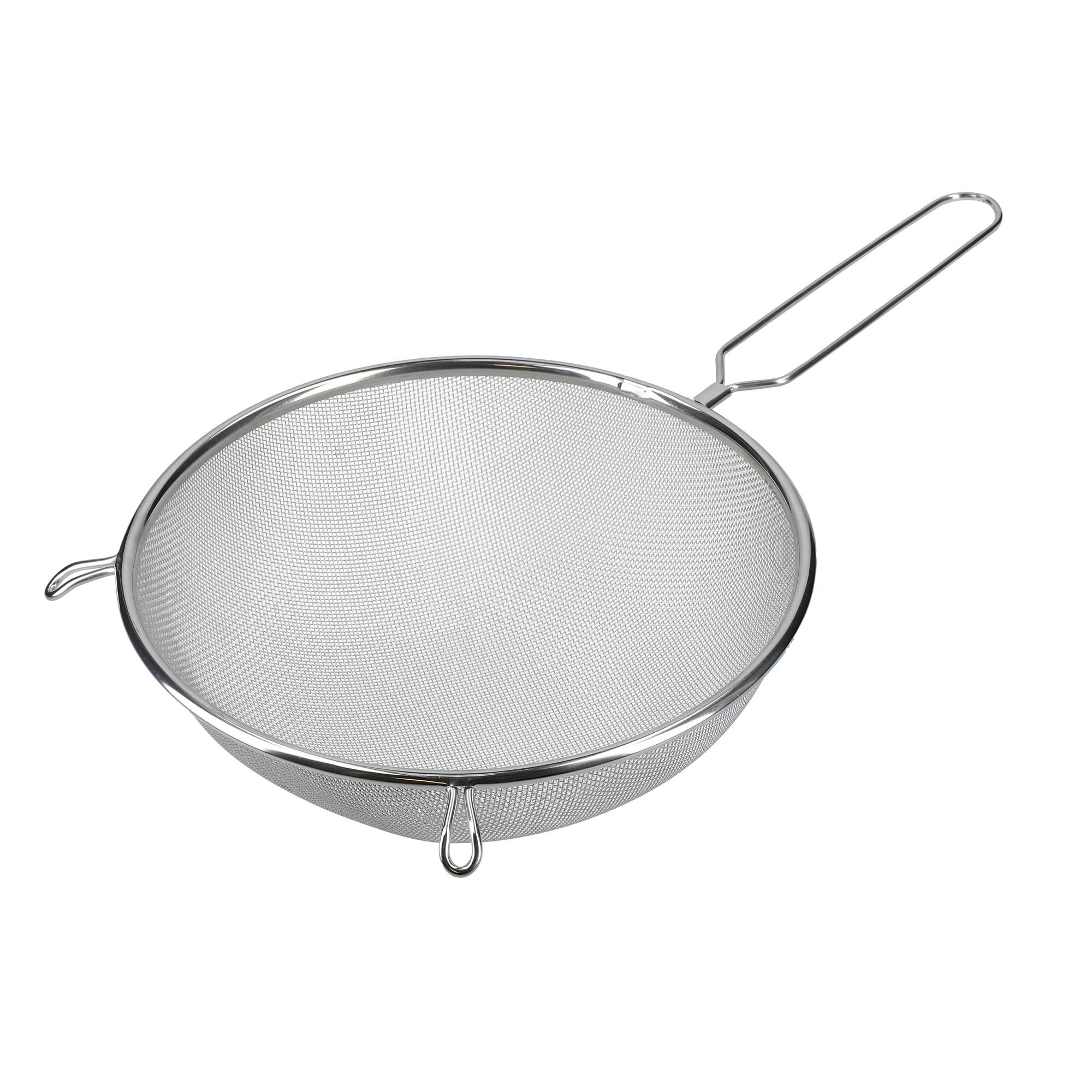KitchenCraft Extra-Large Stainless Steel Sieve, 25 cm (1”), Silver
