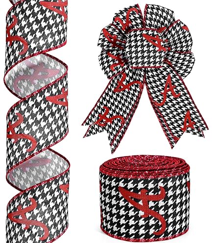 Amazon.com: YKW Alabama Ribbon 8 Design Set, 3/8