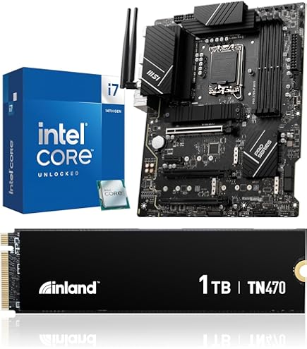 Amazon.com: INLAND 3-in-1 Combo: Intel Ultra7 265K CPU + Msi MAG