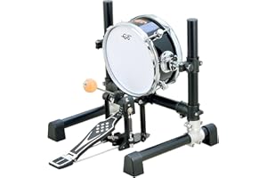 Goedrum GBD10 10 inch Electronic Kick or Bass Drum Color Black/Metal Drum Shell
