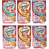 Delectables Squeeze Up Hartz Cat Treats Variety 6 Pouch Bundle of 3 Flavors; 2 Pouches of Each Flavor (Tuna, Chicken, Tuna &