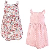 Luvable Friends Hudson Baby Sleeveless Dresses 2pk