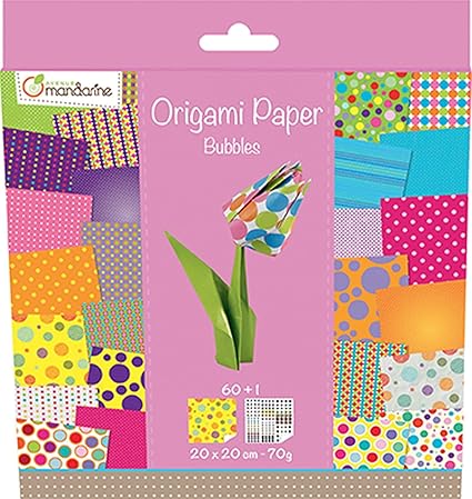 Amazoncom Avenue Mandarine Origami Paper 20 X 20 Cm 70 G