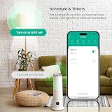 UPXNBOR Smart Plug Wi-Fi Outlet 2 Pack 13A Energy Monitoring 2.4GHz view 5