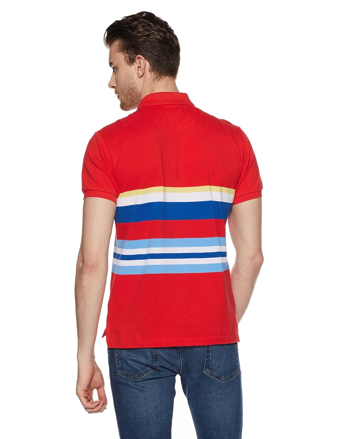 us polo association men's striped regular fit polo