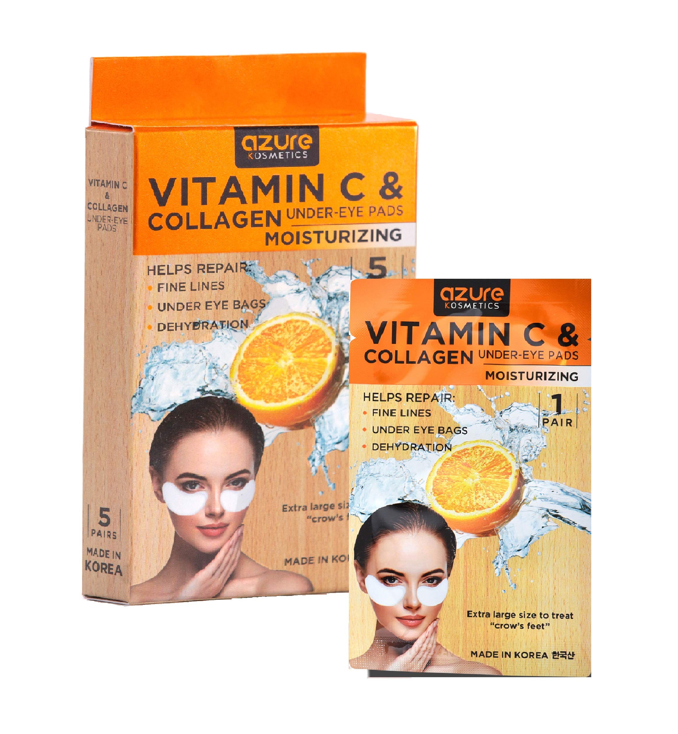 azure vitamin c and retinol under eye pads