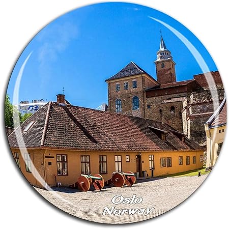 Weekino Fortezza Di Akershus Oslo Norvegia Fridge Magnet 3d Crystal Glass Tourist City Viaggio Souvenir Collection Regalo Forte Frigorifero Autoadesivo Amazon It Casa E Cucina