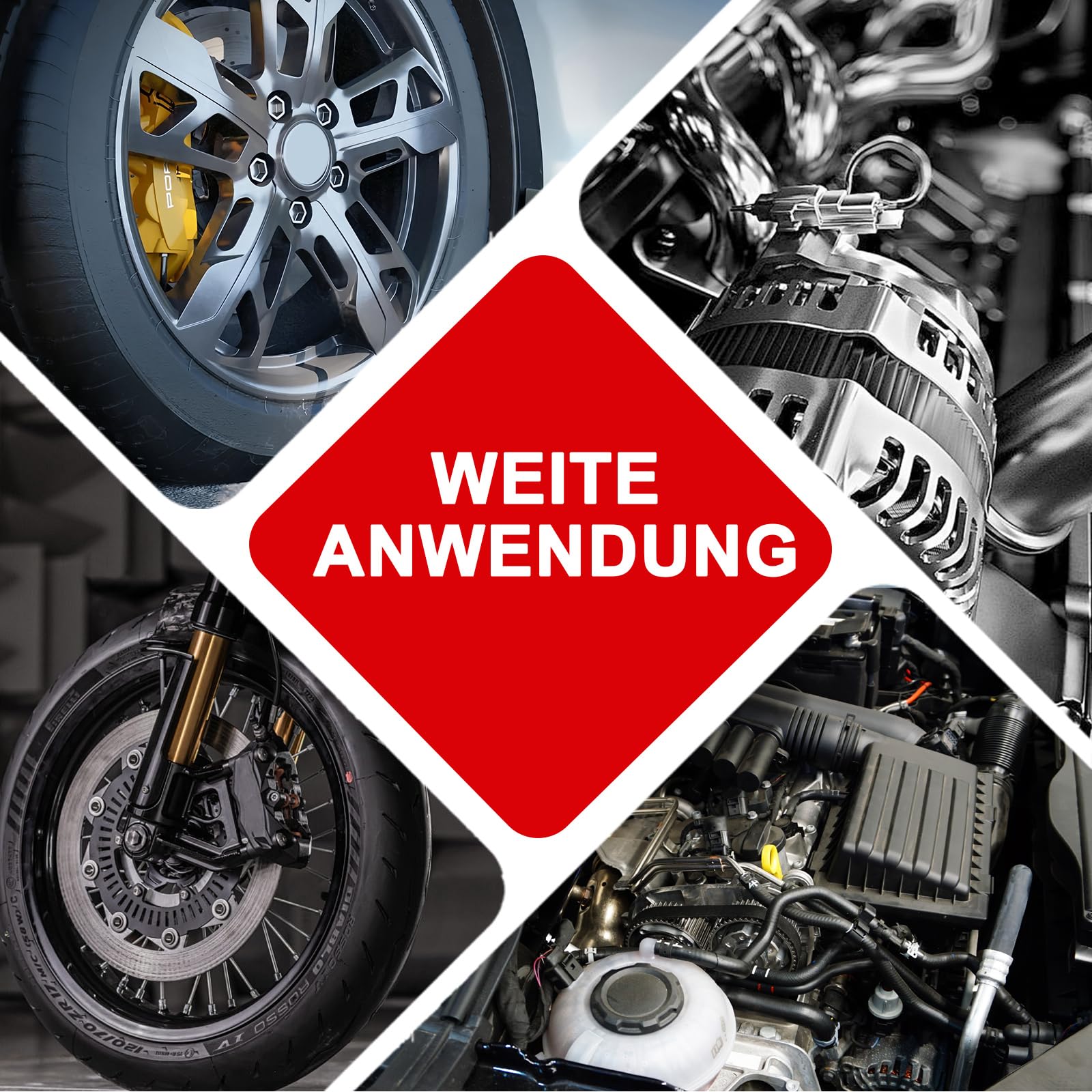 ATsafepro Drehmomentschlüssel 1/2",20-230Nm Drehmomentschlüssel auto mit 3/8" Adapter Verlängerungsstange,±3% Fehlergenauigkeit 72 Zähne torque wrench für die Reparatur von Auto, Motorrad, LKWs 7