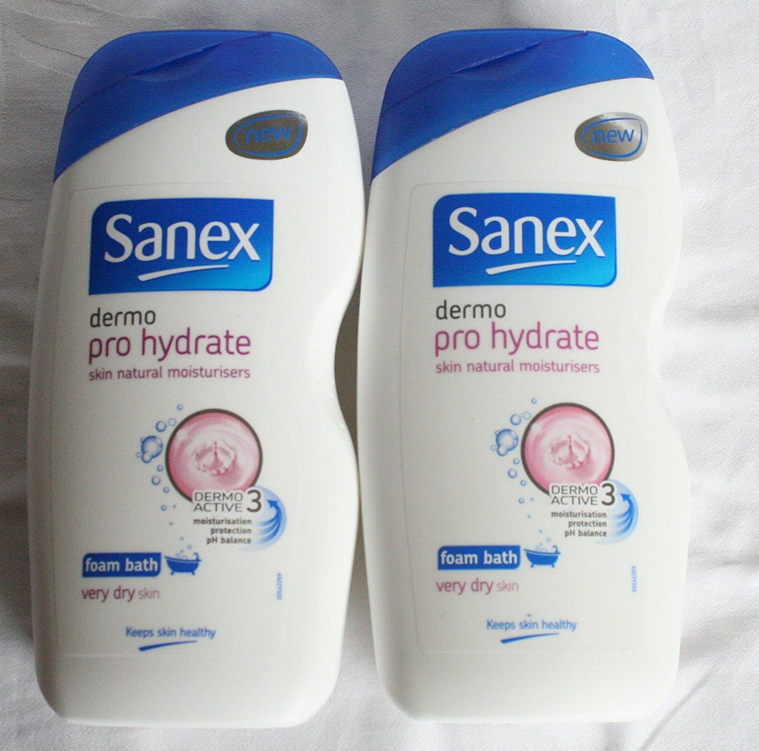 Sanex Dermo Pro Hydrate Natural Skin Moisturiser Bath Foam for Dry Skin