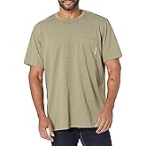 Timberland PRO Men's Base Plate Blended Short-Sleeve T-Shirt, Burnt Olive Heather, Medium