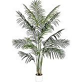 5ft Artificial Palm Tree – Realistic Fake Palm Tree Decor for Indoor & Outdoor – Large Tropical Faux Palm Tree, Low Maintenance Artificial Indoor Plant, Fake Palm for Home, Office & Patio