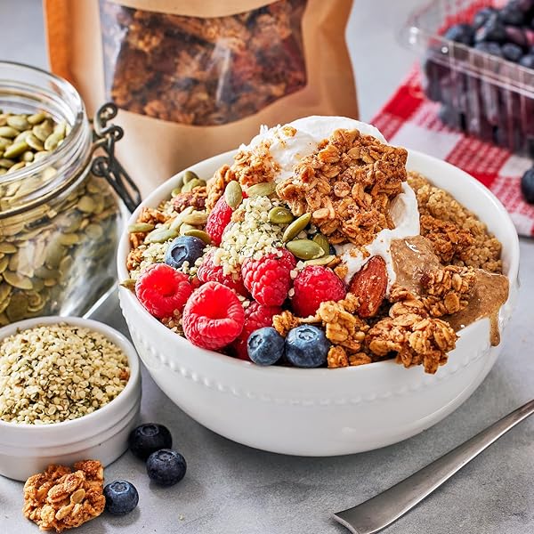 MICHELE’S GRANOLA – ALMOND BUTTER – HANDMADE NON-GMO WHOLE GRAIN OATS – FREE OF GLUTEN, SOY, WHEAT, & DAIRY