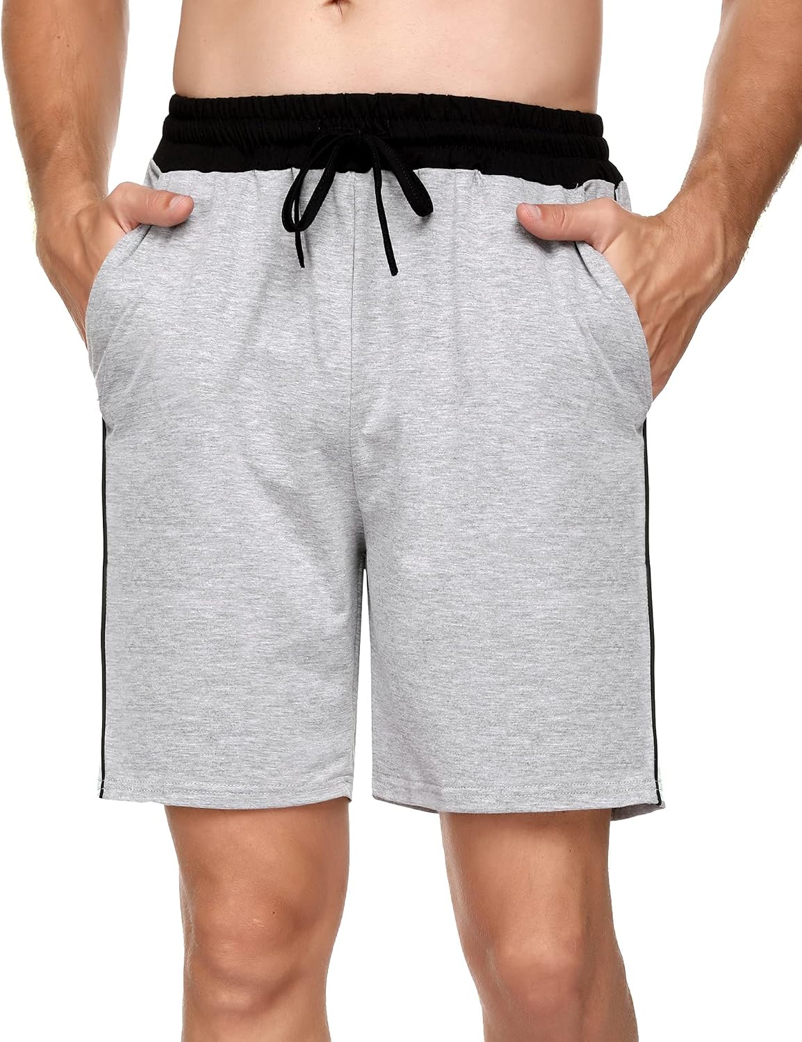 pantaloni corti boxer in 100% cotone Mount Swiss Pantaloncini sportivi da  uomo pantaloni da jogging lencicol Abbigliamento Moda