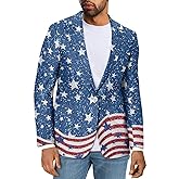 Jekioweii Men's Casual Lapel Blazer Muticolor One Button Suit Regular Fit Sports Coats Jackets for Prom,Party,Dinner
