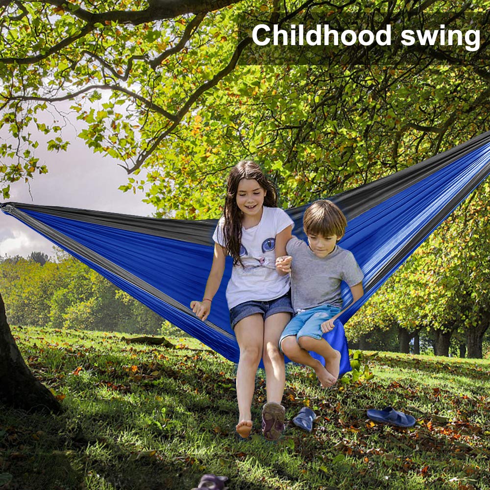 RGOSIM STARCS Comfortable Hammock Outdoor Double Adult Indoor Sleeping Leisure Camping Portable Swing Single Parachute Chair Lazy Nylon Fabric