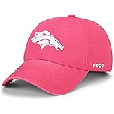 FOCO NFL Mens NFL Team Logo Magenta & White Casual Hat Caps