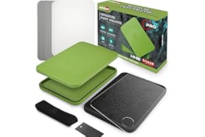 KOVIEDE Wet Palette, Dry Brush Palette and Acrylic Paint Pallete, 3-in-1 Set for Miniature Painting and Acrylic Paints, 100PCS Hydration Paper and 4PCS Sponges