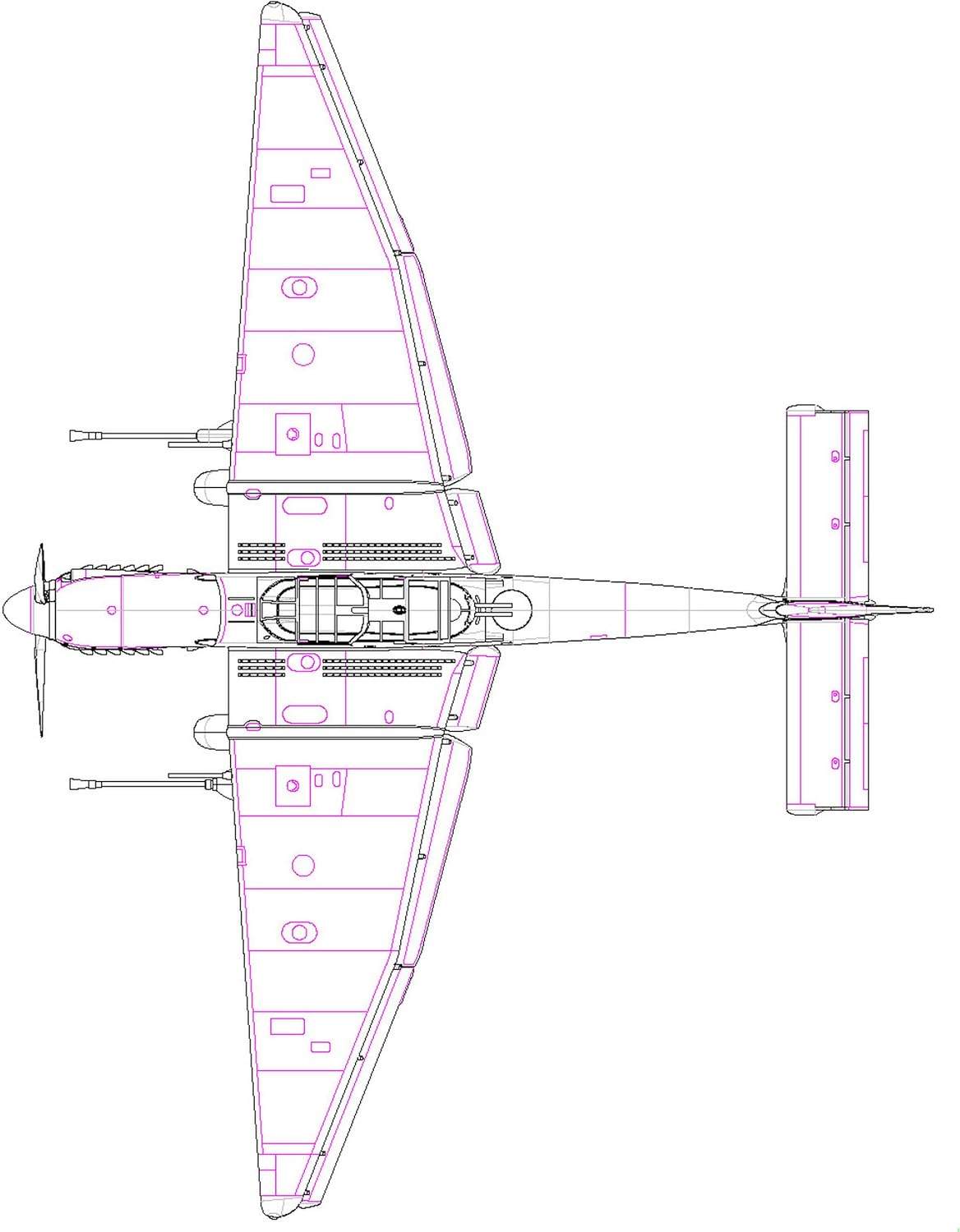 Hobbyboss 1:72 Scale Junkers Ju-87G-1 Stuka Diecast Model Kit - Image 3