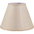 Aspen Creative 32998 Transitional Empire Shape Spider Construction Lamp Shade, Wheat, 6" Top x 12" Bottom x 9" Slant Height