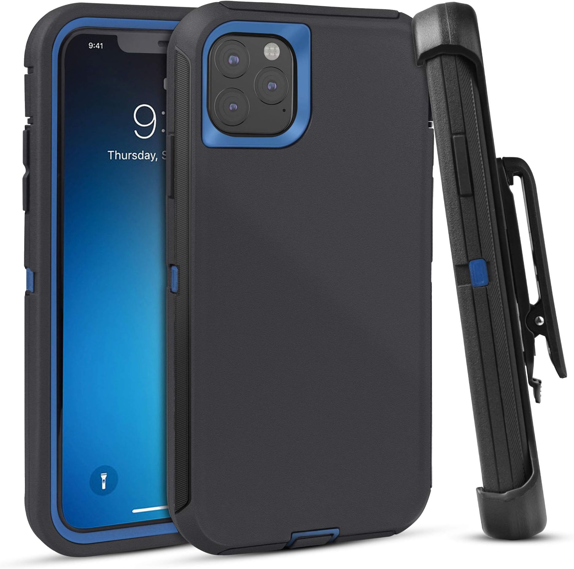 FOGEEK Case for iPhone 11, Heavy Duty Rugged Case, Belt Clip Holster Kickstand Protective Cover [Shockproof] Compatible…