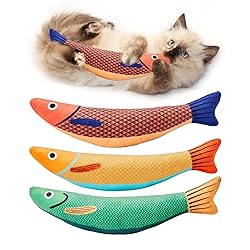Potaroma Cat Toys Saury Fish, 3 Pack, Catnip
