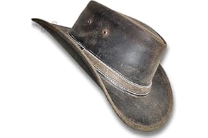 Oztrala HAT Leather Australian Oiled Outback Aussie Western Cowboy Men Women Bushman HL31