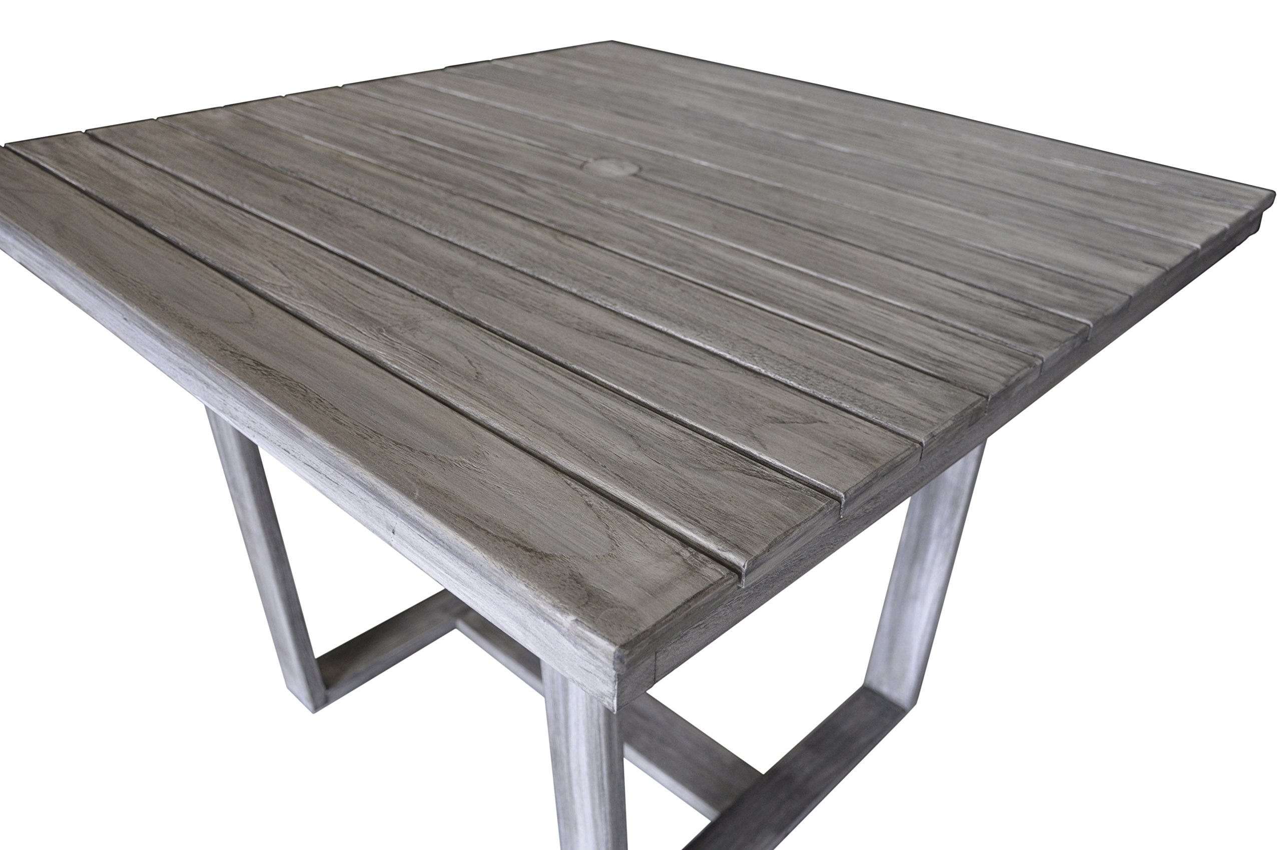 Courtyard Casual Driftwood Gray Teak Contemporary Bay Side Outdoor