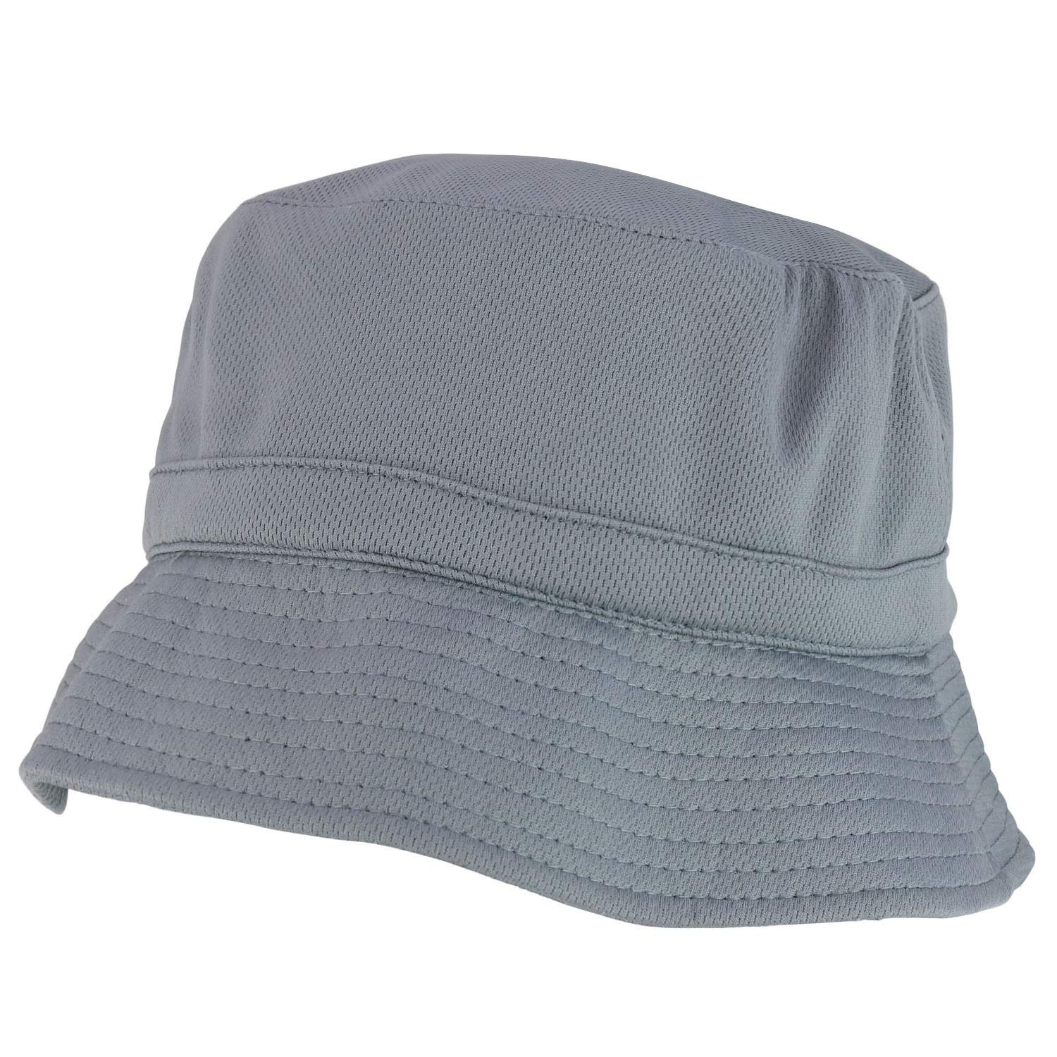 Armycrew Moisture Wicking UV Control Cotton Meah Bucket Hat Bucket Hats