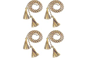 uxcell 4 Pcs Graduation Cords, Graduation Tassel Honor Cords, 2025 Graduation Honor Cord with Tassel, Braided Cords for Gradu