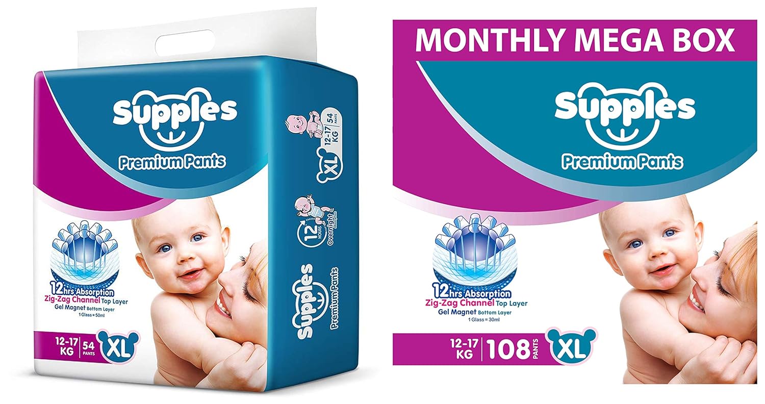 supples large diapers