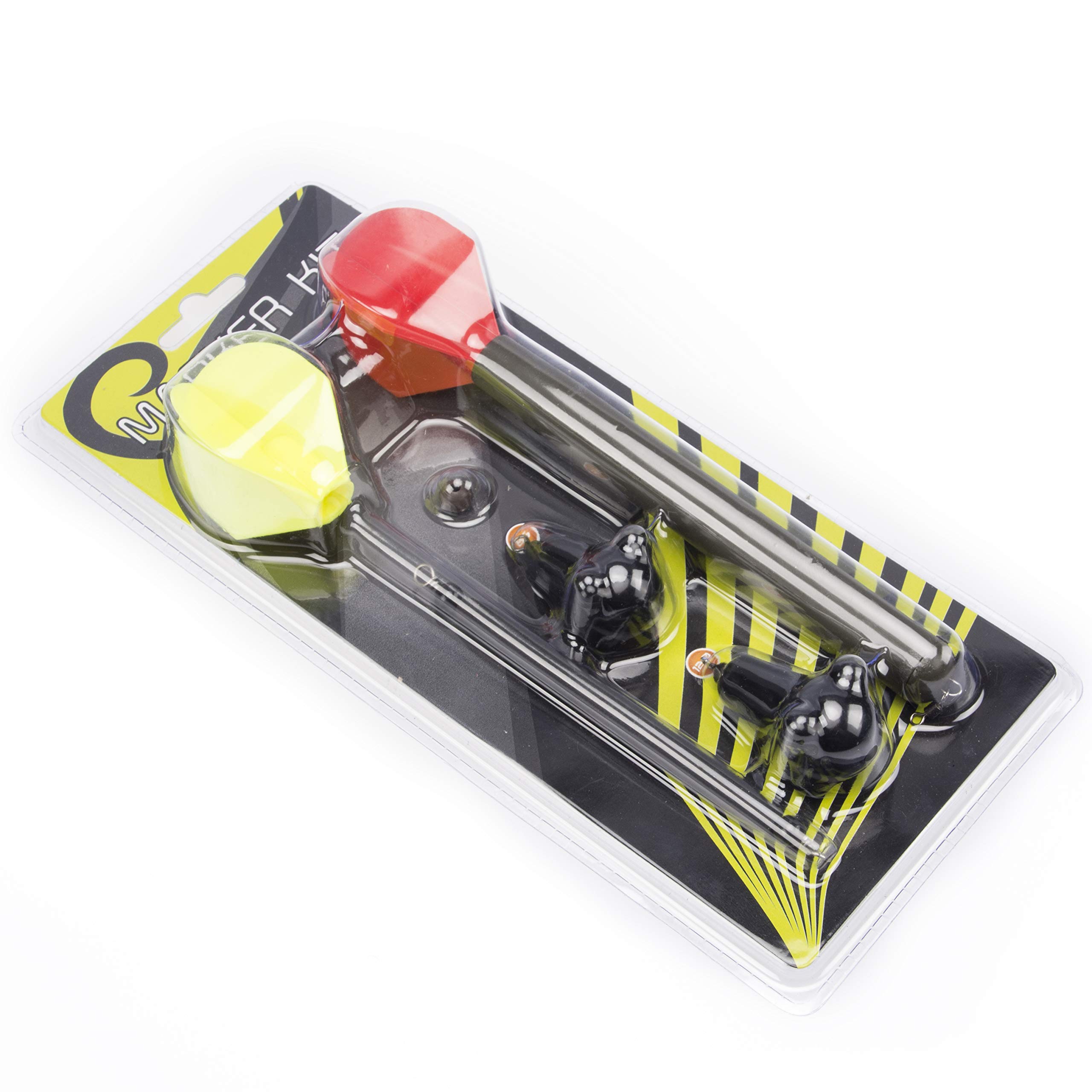 NEWSHOT Highly Visible Marker Float Set for Coarse Carp Fishing, Vertical Buoy with Weight