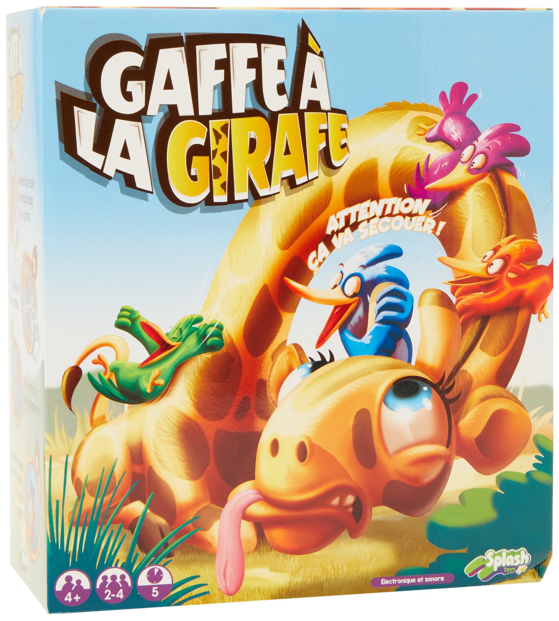 Splash Toys - Giraffe A La Giraffe - Board Game for Children - Family Play - Suitable for Ages 4 and Above