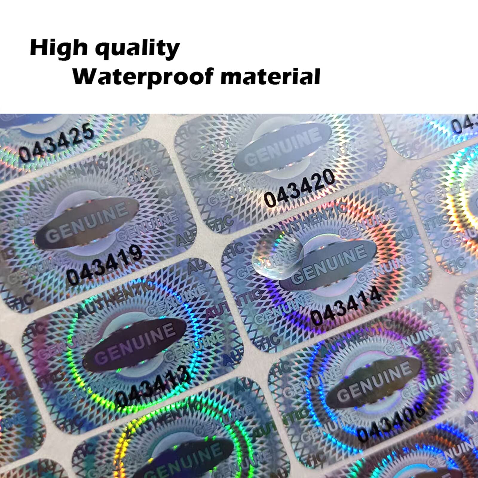 Mua dose not apply 120 Pcs Authentic Hologram Labels/Stickers Silver ...