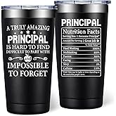 DOEARTE Principal Gifts - Principal Christmas Appreciation Gifts for Men - Principals Day, Teachers Appreciation Day Gift for Principals - 20oz Tumbler