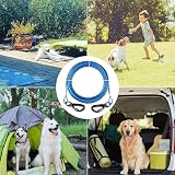 Chuiendi Dog Tie Out Cable 360° Swivel Lockable Hook PVC Coated 10ft-120ft view 7