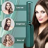 Pyatofyy Cordless Hair Straightener Hot Comb Portable USB Rechargeable Dark view 2