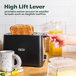 BELLA 2 Slice Toaster with Auto Shut Off - Extra