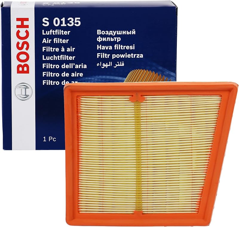 Bosch S0135 Car Air Filter - Moisture-Resistant, High Tensile Strength