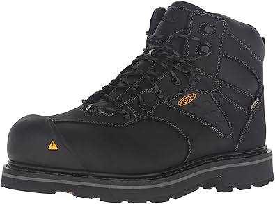 black keen work boots