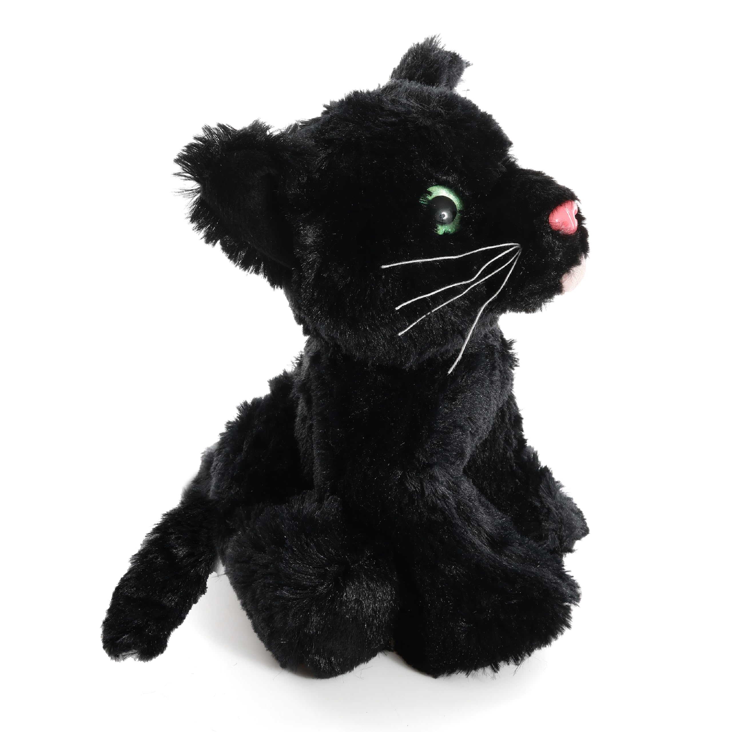 FURRY PLANET TOYS Soft Toy Plush Animal Kingdom 21cm Cute Cuddly Zoo Jungle Woodland Farm (Black Cat)