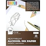 Alcohol Ink Paper for Artists and Painters (9 x 12 in, 20 Sheets)