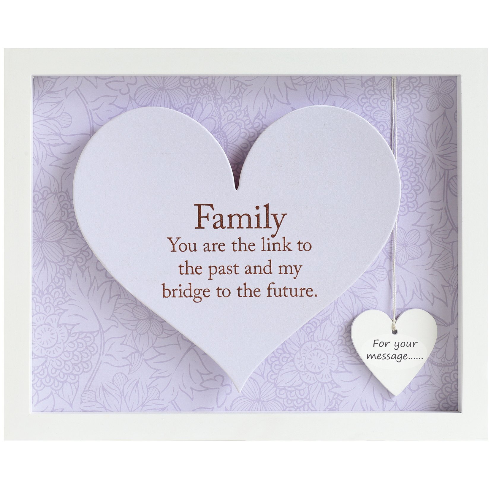 Arora Said with Sentiment ‘Family’ Heart Frame 7602
